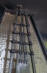 Detail siersmeedwerk van de deur.
<br/>
Marcel Westhoff, juli 2016